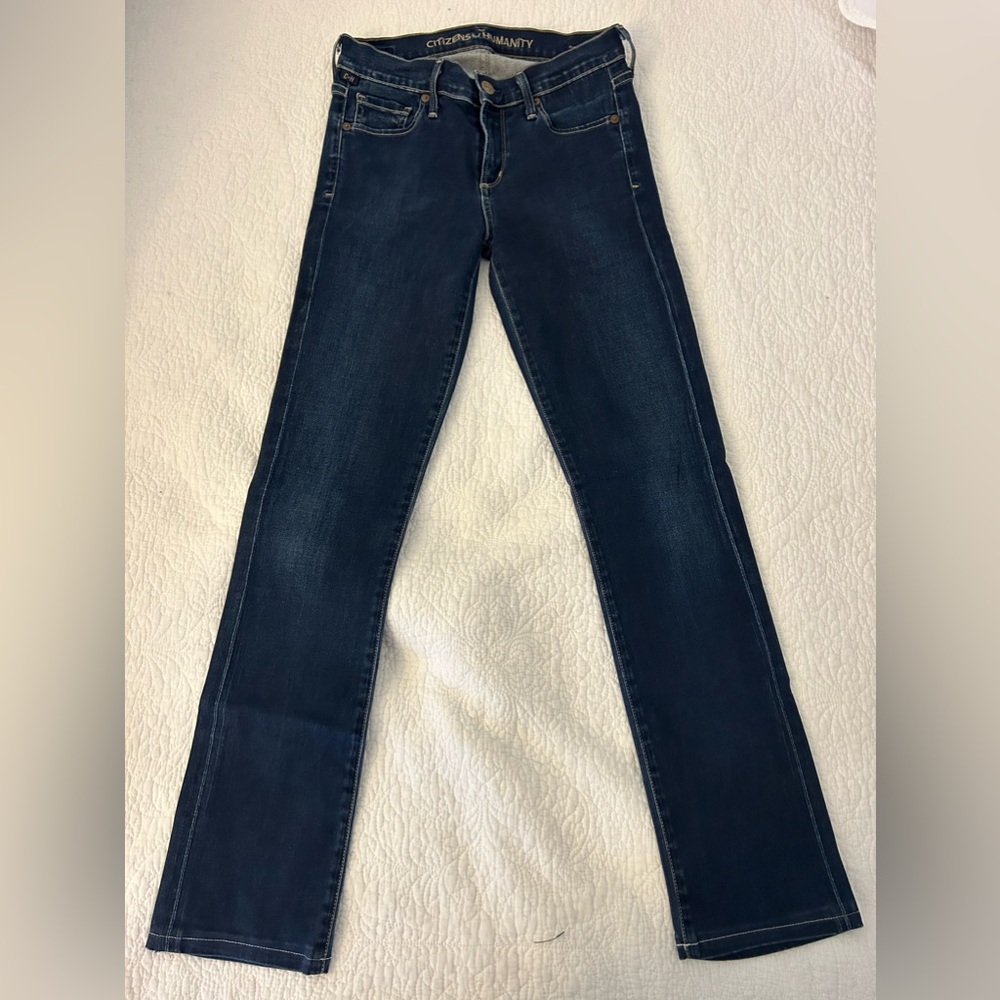 Citizens of Humanity ‘Elson’ medium rise straight-leg Jean. Size 26.